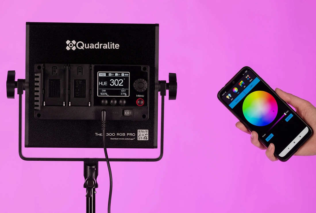 Quadralite Panel LED Thea 300 RGB PRO